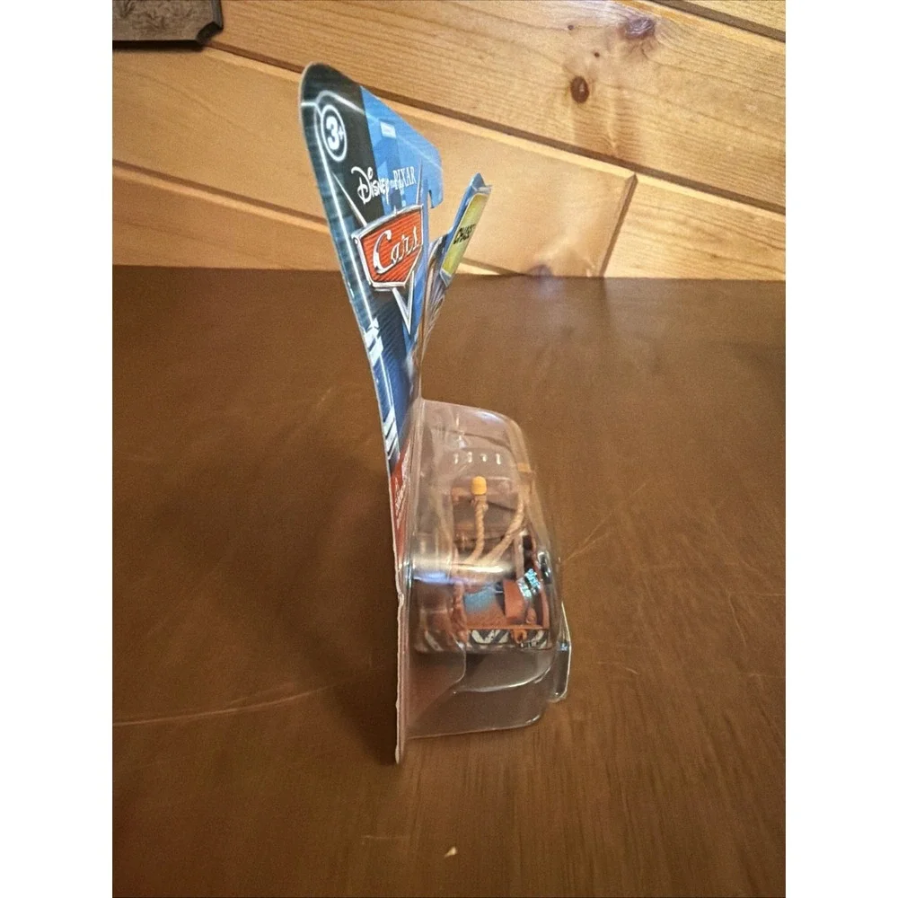 2010 Disney Pixar Cars Chase Mater #166 with Glow-In-The-Dark Lamp New ON CARD